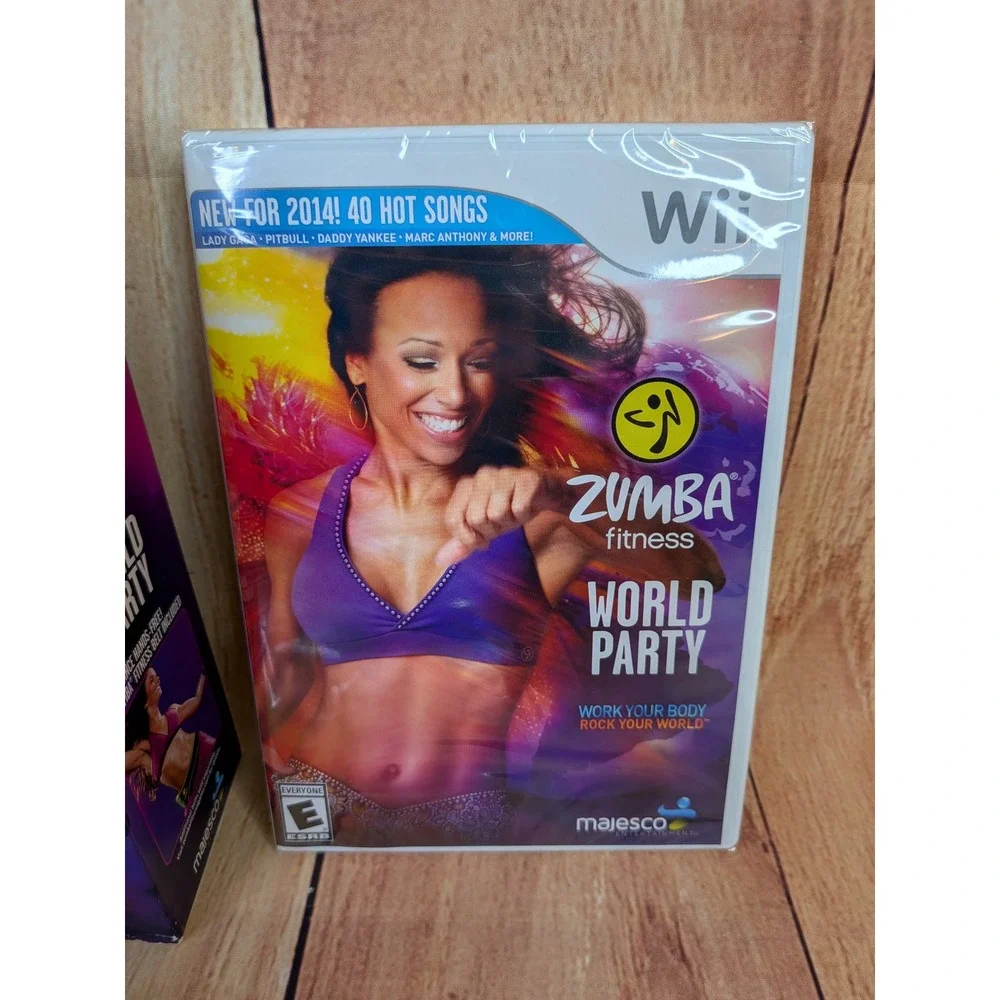 Zumba Fitness World Party Nintendo Wii Game with Official Fitness Belt